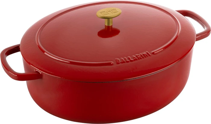 Zwilling Ballarini Bellamonte Cocotte Schmortopf oval 28x41.4cm rot