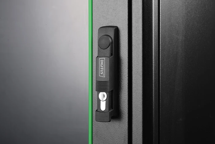 Digitus Professional Unique Light Serie 19" Netzwerkschrank 42HE, Glastür, IP20, RAL 9005, 1000mm tief