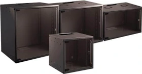 EFB Elektronik Basic Wandgehäuse 15HE, Sicherheitsglastür, IP2X, schwarz, 600mm tief