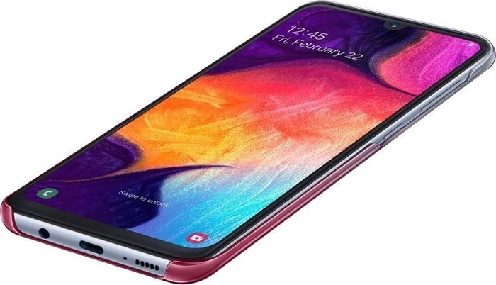 Samsung Gradation Cover für Galaxy A50 pink