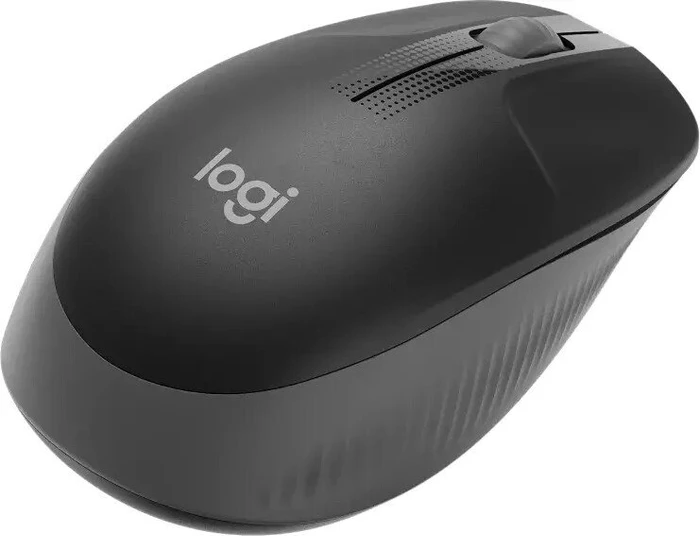 Logitech M190 Full-Size Wireless Mouse dunkelgrau, USB