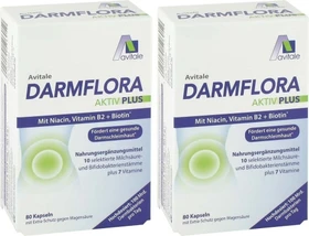 Avitale Darmflora Aktiv Plus Kapseln, 160 Stück (2x 80 Stück)