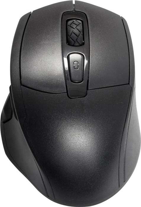 Inter-Tech Eterno M-230 kabellose ergonomische Maus schwarz, USB