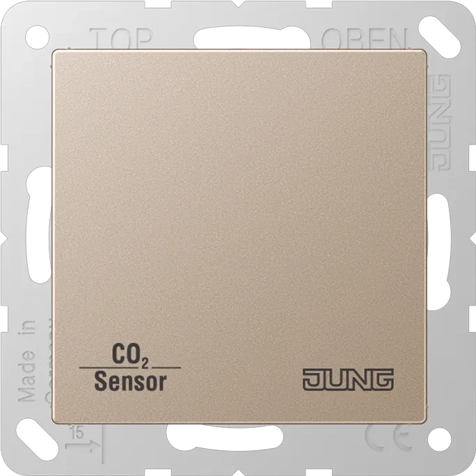 Jung KNX CO2-Sensor 2-fach champagner, Multisensor