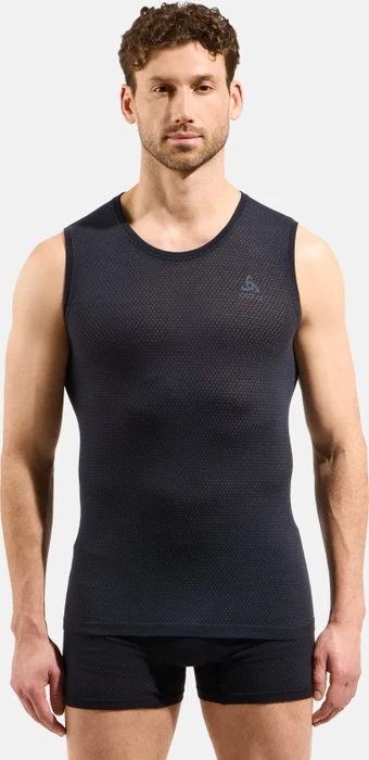Odlo Performance Wool 140 Seamless Funktionsshirt ärmellos schwarz (Herren)