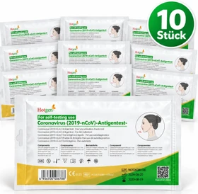 Hotgen Novel Coronavirus 2019-nCoV Antigen Schnelltest, 10 Stück