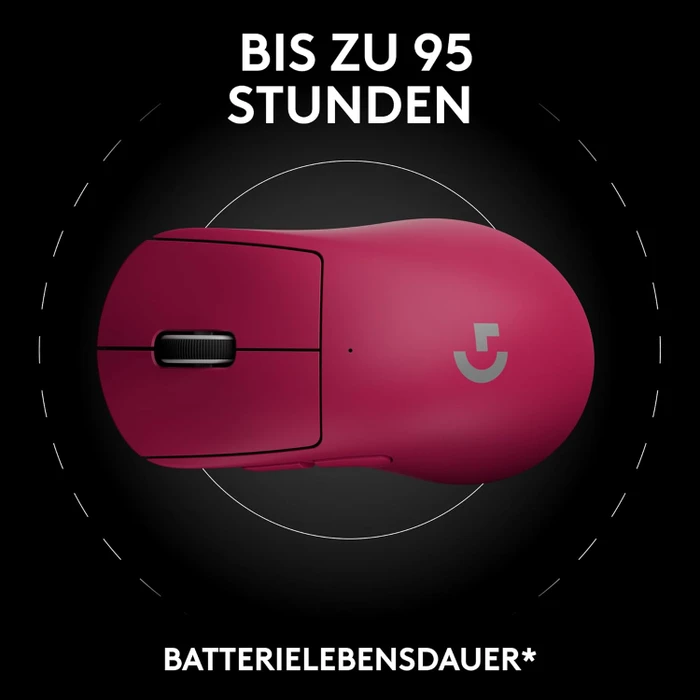 Logitech G Pro X Superlight 2 DEX Lightspeed rosa, USB