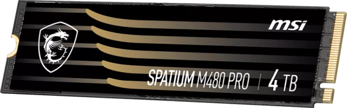 MSI Spatium M480 Pro 4TB, M.2 2280 / M-Key / PCIe 4.0 x4