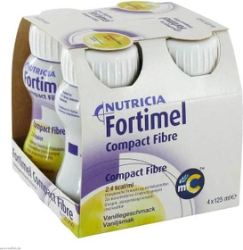 Fortimel Compact Fibre Trinknahrung Vanille, 4l (32x 125ml)