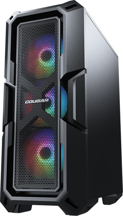Cougar MX440 Mesh RGB, Glasfenster