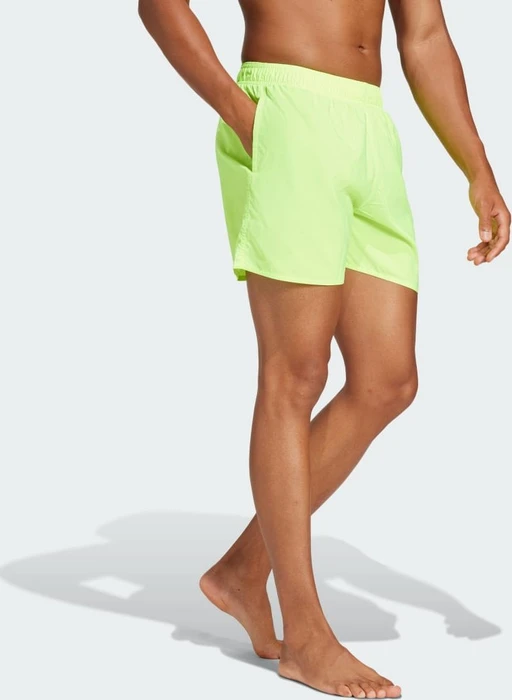 adidas Solid CLX Short-Length Badeshorts lucid lemon/black (Herren)