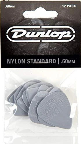Dunlop Nylon Standard Pick, .60mm, 12-Pack