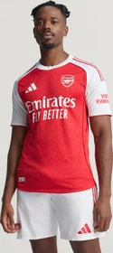 adidas FC Arsenal Authentic 2025/2026 Heimtrikot kurzarm better scarlet/white (Herren)
