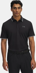 Under Armour Playoff 3.0 Rib Poloshirt kurzarm black/white/castlerock (Herren)