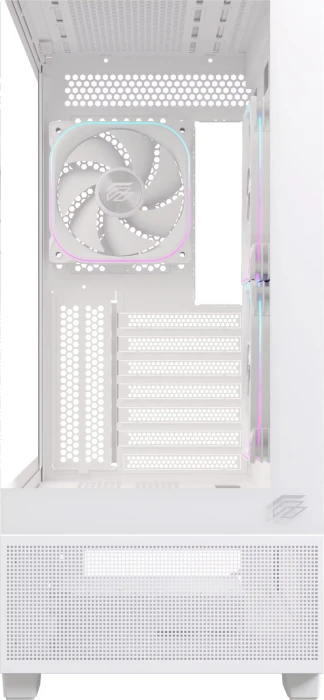 Einarex Prisma S501D RGB White, weiß, Glasfenster