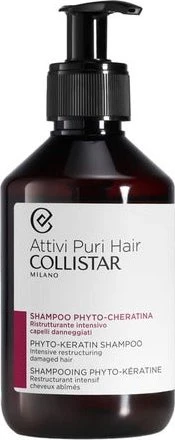 Collistar Attivi Puri Hair Phytokeratin Shampoo, 250ml