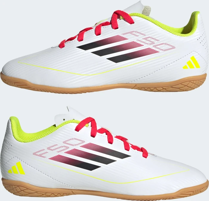 adidas F50 Club IN ftwr white/core black/solar yellow (Junior)