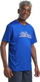 Jack Wolfskin Peak Graphic Funktionsshirt kurzarm mtn vibrant blue (Herren)