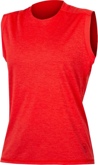 Endura Singletrack Tank Trikot ärmellos pomegranate (Damen)