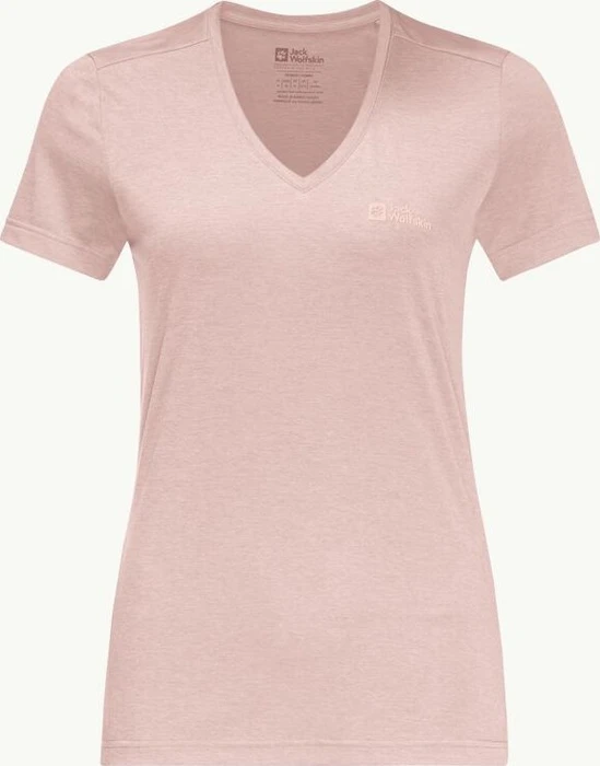 Jack Wolfskin Crosstrail Funktionsshirt kurzarm rose smoke (Damen)