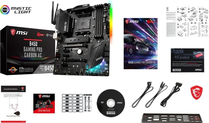MSI B450 Gaming Pro Carbon AC (AMD AM4)