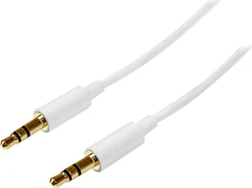 StarTech 3.5mm Klinke Kabel, weiß, 1m (MU1MMMSWH)