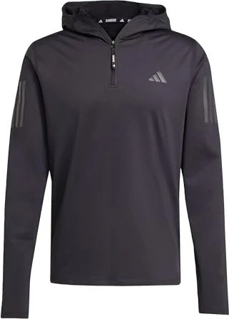 adidas Own The Run Half-Zip Laufshirt langarm schwarz (Herren)