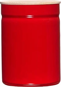 Riess Vorratsdose mit Eschenholzdeckel 2.3l tomato