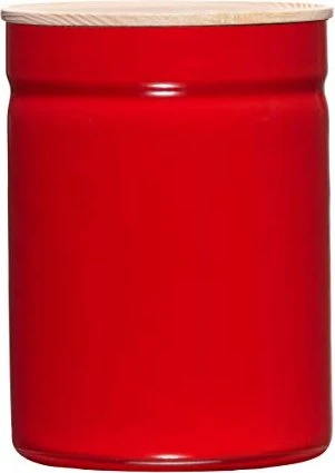 Riess Vorratsdose mit Eschenholzdeckel 2.3l tomato