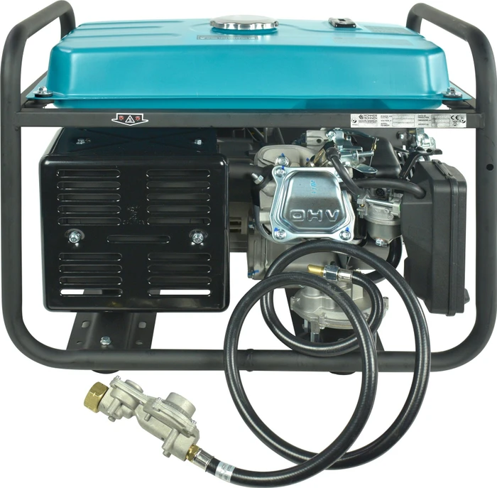 Könner & Söhnen KS 7000EG Hybrid Flüssiggas/Benzin-Stromerzeuger – Bild 4 von 5
