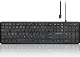 Perixx Periboard-210C-C, schwarz, USB, UK