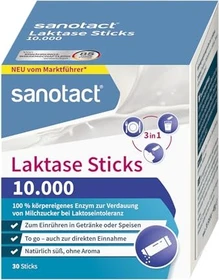 sanotact Laktase 10.000 Sticks, 30 Stück