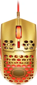 Cooler Master MasterMouse MM711 Golden Red Edition RGB Gaming Maus gold/rot, USB