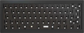 Keychron Q4 QMK Custom, 60% Layout, Barebone Tastatur, Carbon Black, ISO