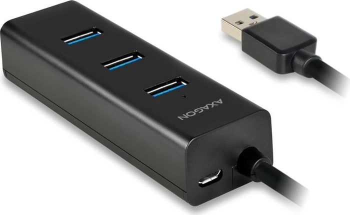 Axagon USB-Hub, 4x USB-A 3.0, USB-A 3.0 [Stecker]