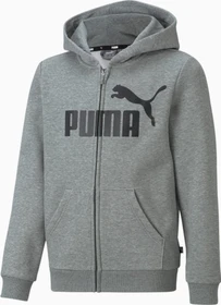 Puma Essentials Big Logo Hoodie medium gray heather (Junior)