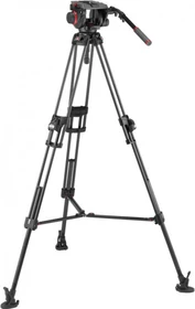 Manfrotto MVK509TWINFC Videokopf 509 mit Stativ 645 Fast Twin Carbon