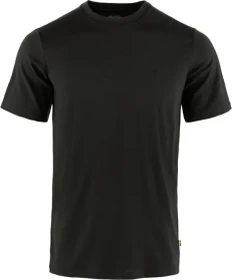 Fjällräven Abisko Wool Funktionsshirt kurzarm schwarz (Herren)