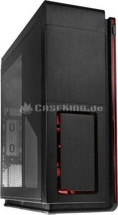 Phanteks Enthoo Primo SE schwarz/rot, Acrylfenster