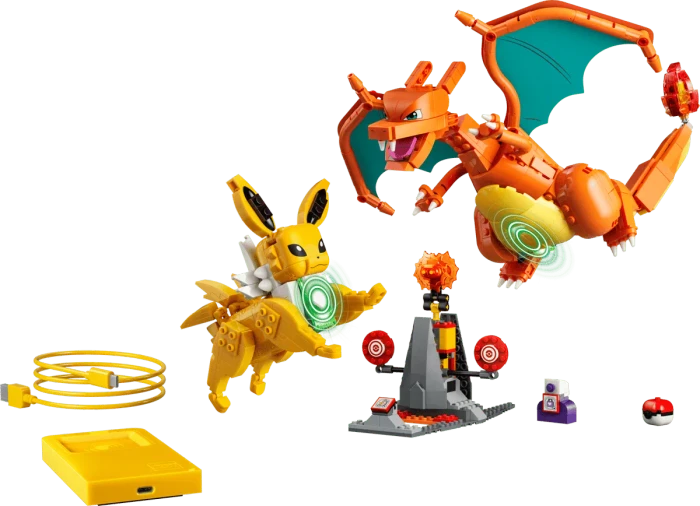 LEGO Pokémon SMART Play - Ultimativer Showdown zwischen Glurak und Blitza