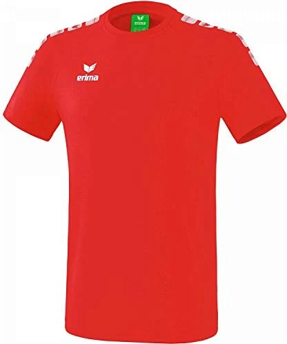 Erima Essential 5-C Funktionsshirt kurzarm rot/weiß