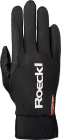 Roeckl Lit Laufhandschuhe schwarz logo