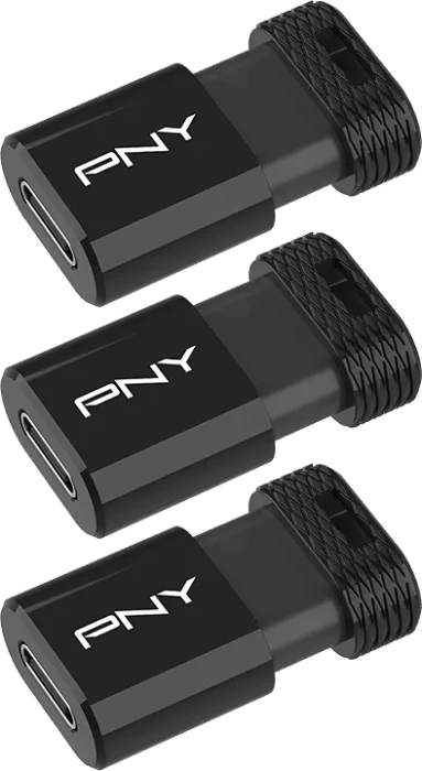 PNY Elite-X Fit Type-C 64GB, USB-C, USB 3.2 Gen 1×1, 3er-Pack
