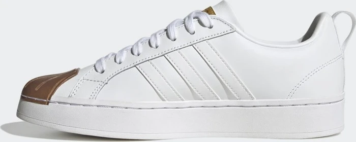 adidas Streetcheck Cloudfoam Lifestyle Basketball Low Court Graphic cloud white/matte gold (Damen)