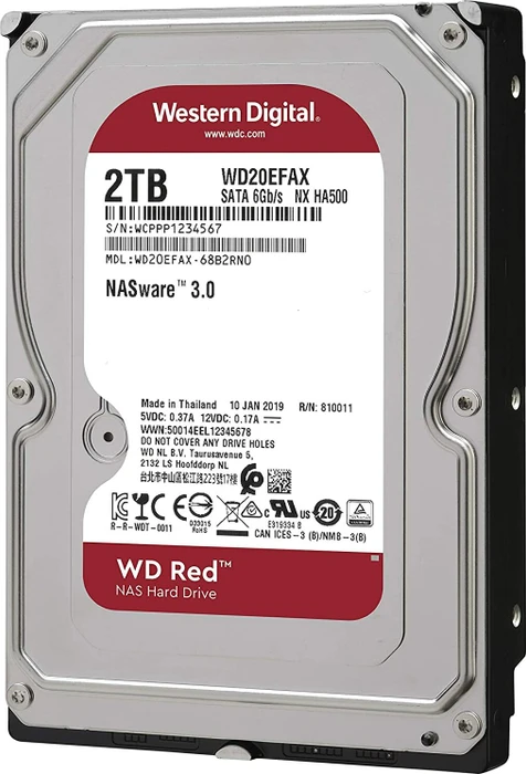 Western Digital WD Red 2TB, 24/7, 512e / 3.5" / SATA 6Gb/s