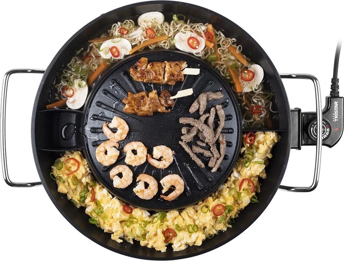 Tristar PZ-9131 Hot Pot & Grill Raclette/Fondue