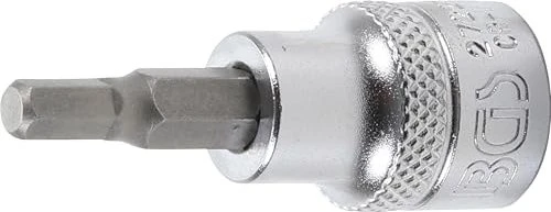 BGS technic Innensechskant Steckschlüssel 3/8" zöllig, 3/16"x48mm