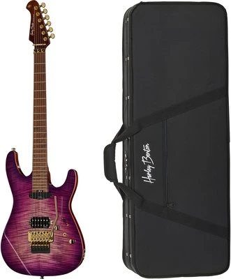 Harley Benton MAX Fusion Signature Purple Flame