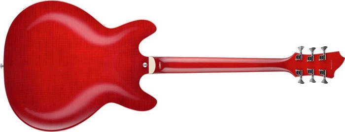 Hagstrom Super Viking Lefthand Wild Cherry Transparent