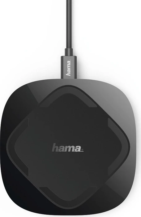 Hama kabelloses Ladegerät QI-FC 10 schwarz